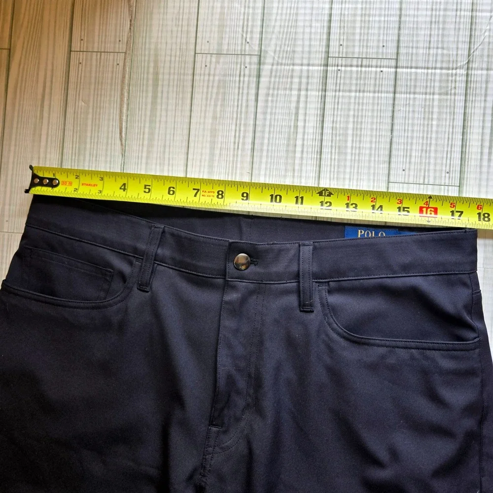 Polo Ralph Lauren Pants Mens 34x32 Navy Stretch‎ Classic Fit Performance Chino